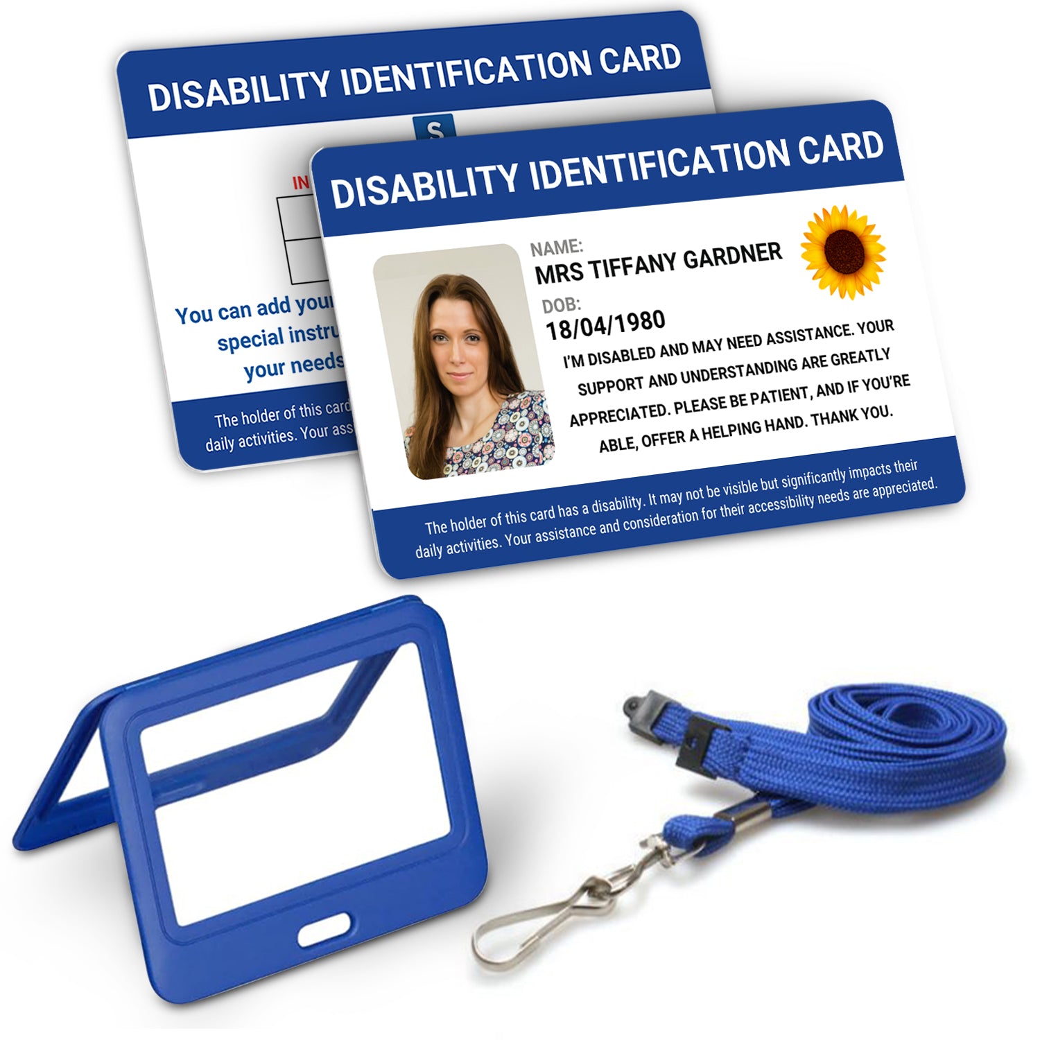 Disability Identification Card for Daily Assistance & Medical Support