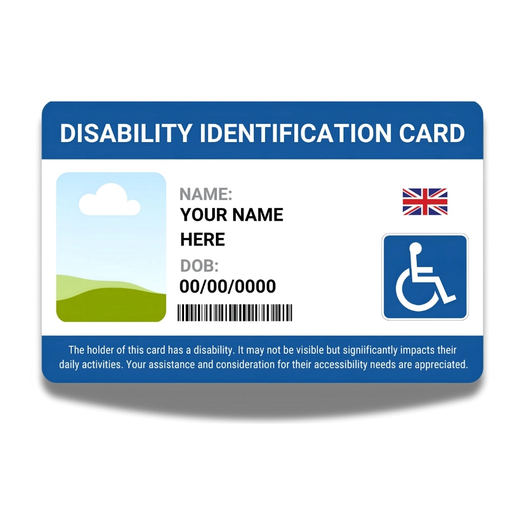 Disability ID Card – Daily Assistance & Medical Info


