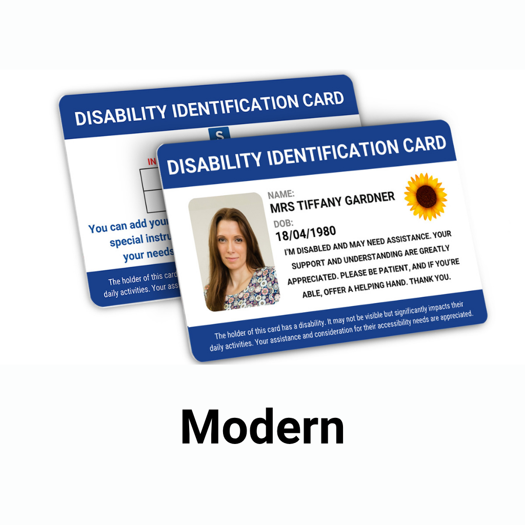 Disability Identification Card for Daily Assistance & Medical Support