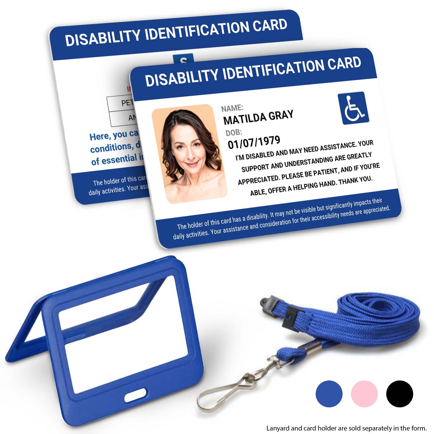 Disability Identification Card for Daily Assistance & Medical Support
