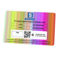 ADHD / Autism medical ID card, back