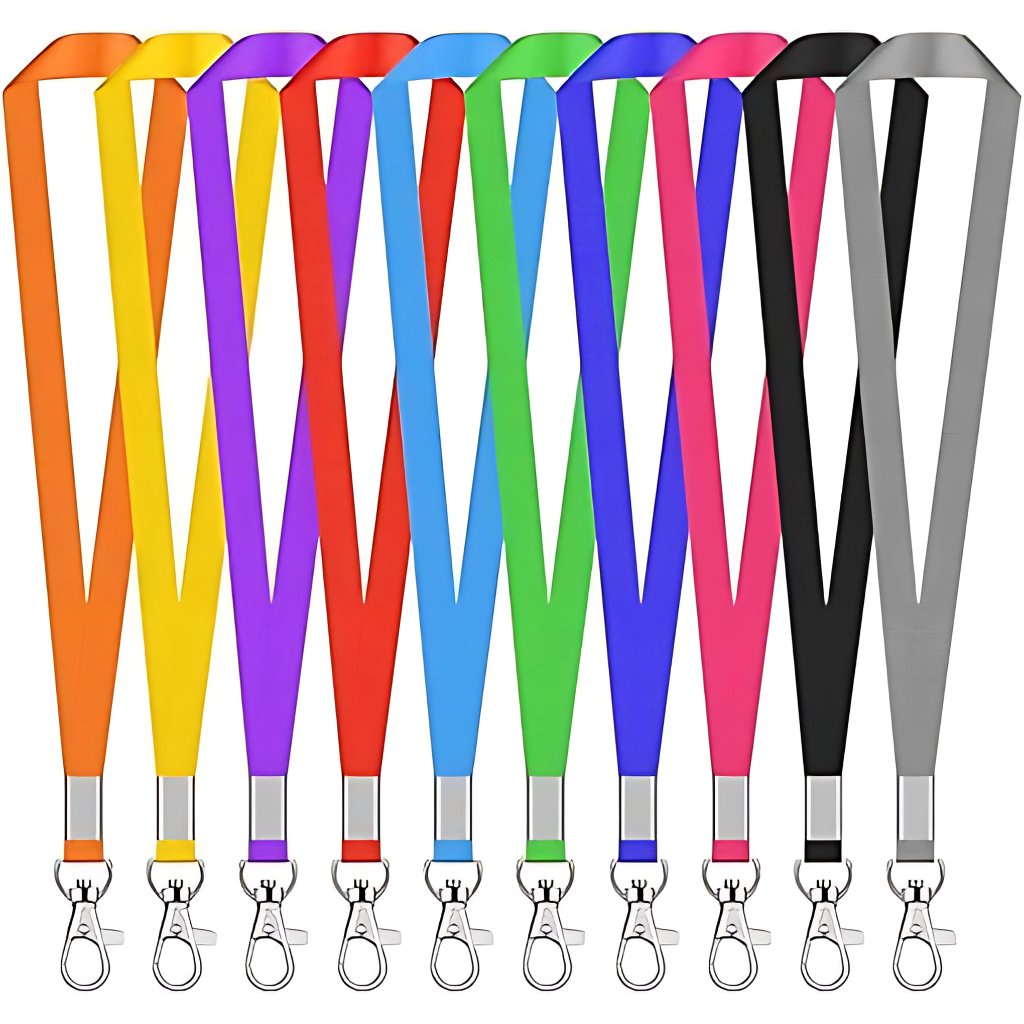 Landyard Neck Strap - Choose between 10 colors - Simple Card