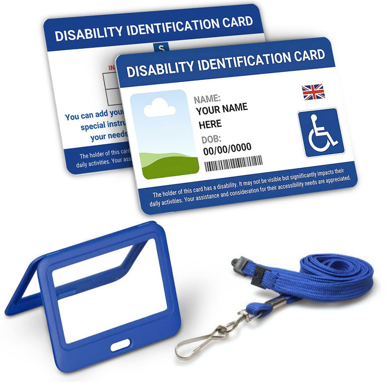 Disabilities Card Medical Cards – Awareness & Emergency Info Tools