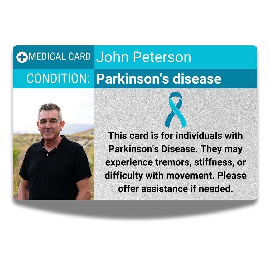 Parkinson's Medical Communication Card - Simple Card